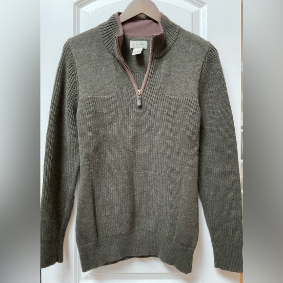 LL Bean Mens Waterfowl Sweater - Picture 1 of 3